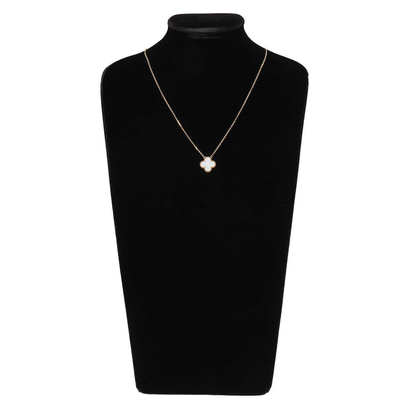 VAN CLEEF & ARPELS(USED)반클리프 빈티지 알함브라 네크리스 자개